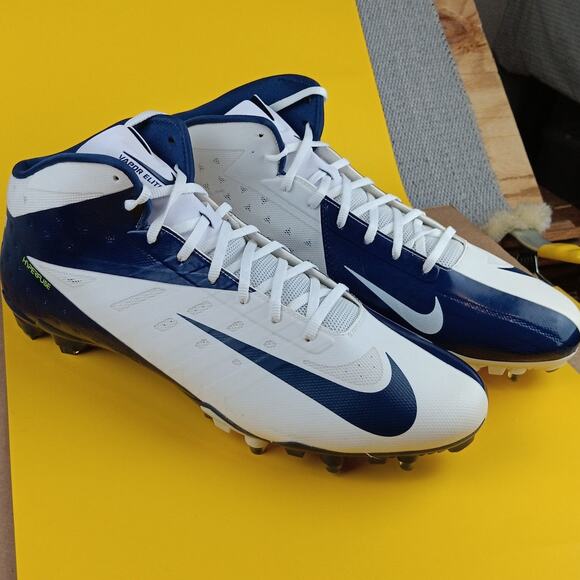 Nike Vapor Carbon Elite Football‎ Cleats Mens 16 Midnight Blue Hyperfuse Sports main image 10
